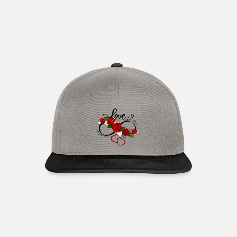 Unendliche Liebe - Snapback Cap - Graphit/Schwarz