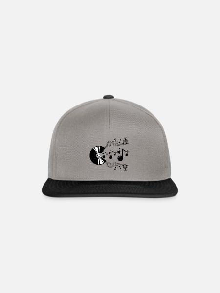 Vinyl - Snapback Cap - Graphit/Schwarz