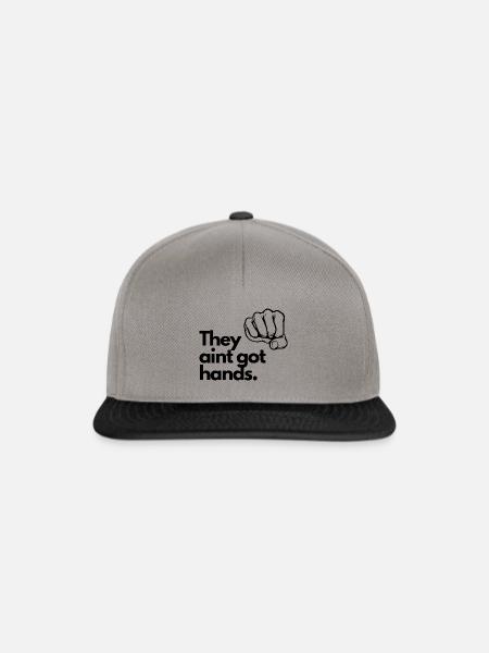 They aint got hands - Snapback Cap - Graphit/Schwarz