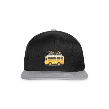 Charming Bus Trip 5 - Snapback Cap - black/grey - Front