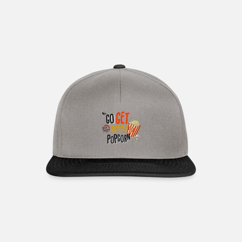 Popcorn Cinema Fun - Snapback Cap - graphite/black
