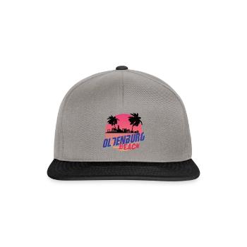 Oldenburg x Miami - Casquette snapback - gris graphite/noir - Devant