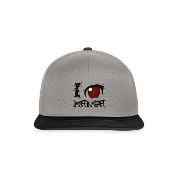 J'adore les mangas - Casquette snapback - gris graphite/noir - Devant