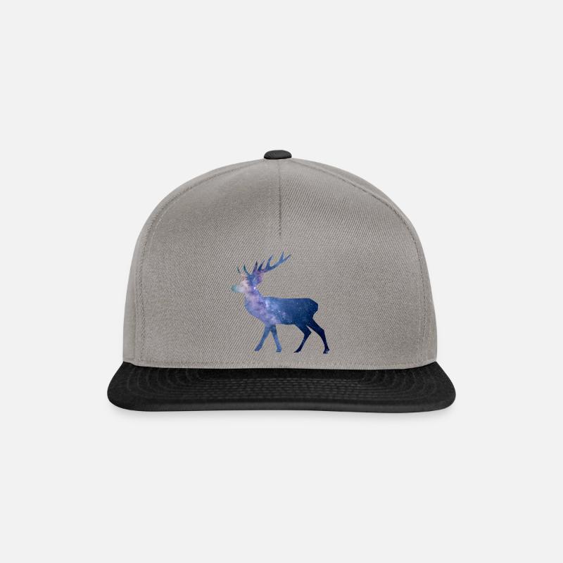 Deer Starlight - Snapback Cap - Graphit/Schwarz