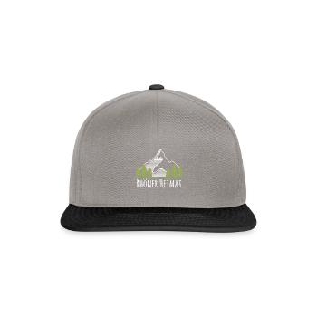 "RHÖNER HEIMAT" - Snapback Cap - Graphit/Schwarz - Vorne