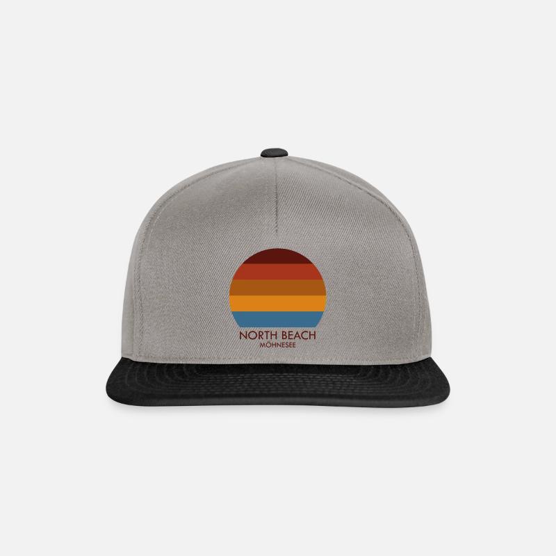 North Beach Möhnesee - Snapback Cap - Graphit/Schwarz