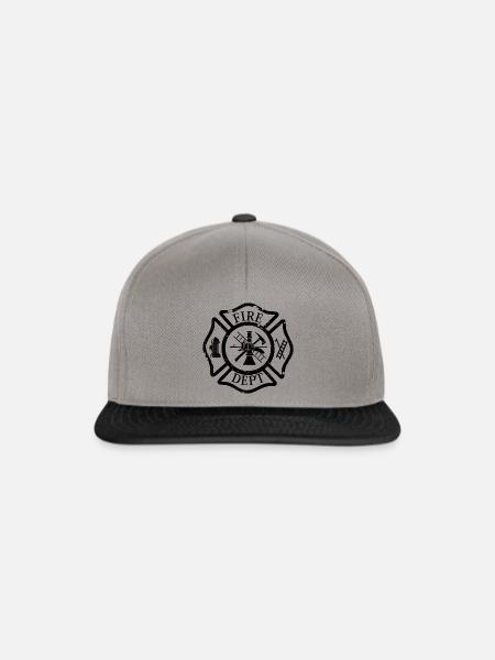 Feuer - Snapback Cap - Graphit/Schwarz
