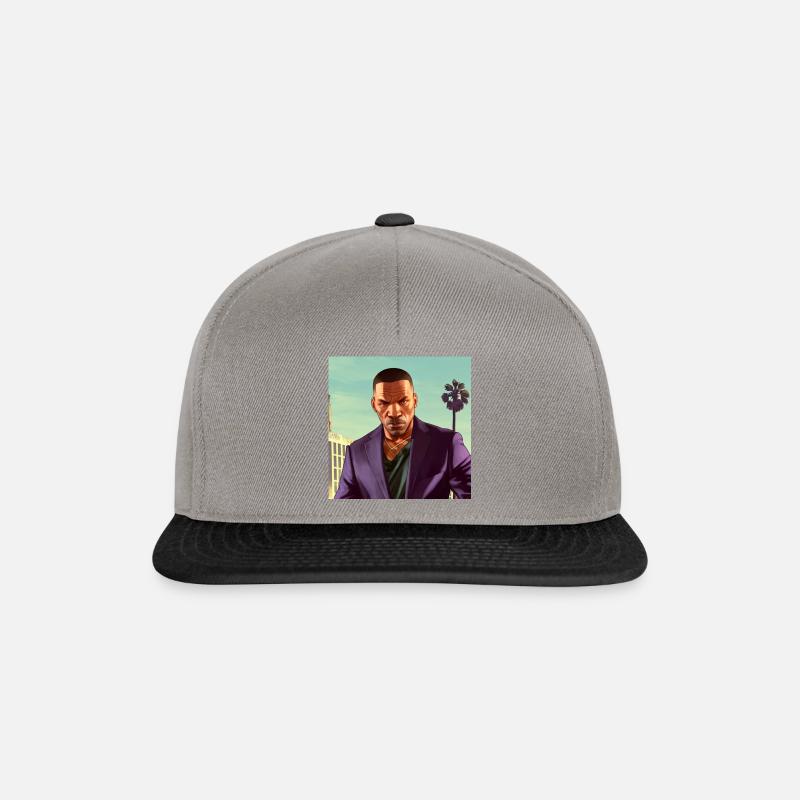 GTA5 Look - Will Smith - Snapback Cap - Graphit/Schwarz