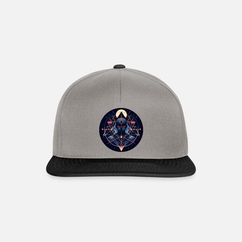Raumfahrer - Snapback Cap - Graphit/Schwarz