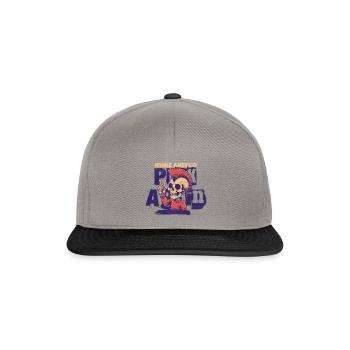 Punk Revival Political Punk Tee - Snapback Cap - graphite/black - Front