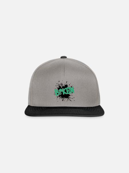 biken - Snapback Cap - Graphit/Schwarz