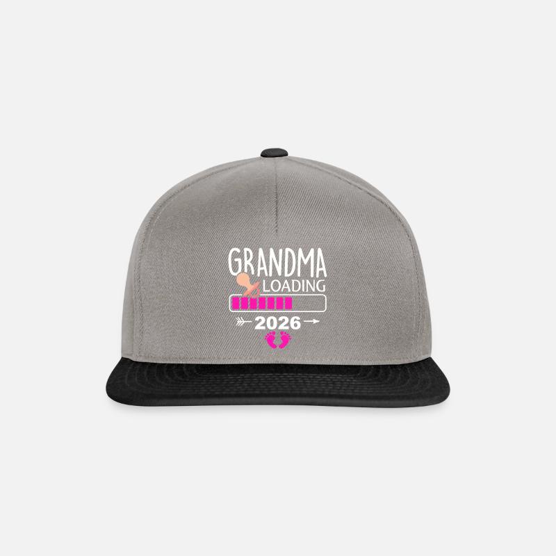 Grand-mère est attendue en 2026 - Casquette snapback - gris graphite/noir