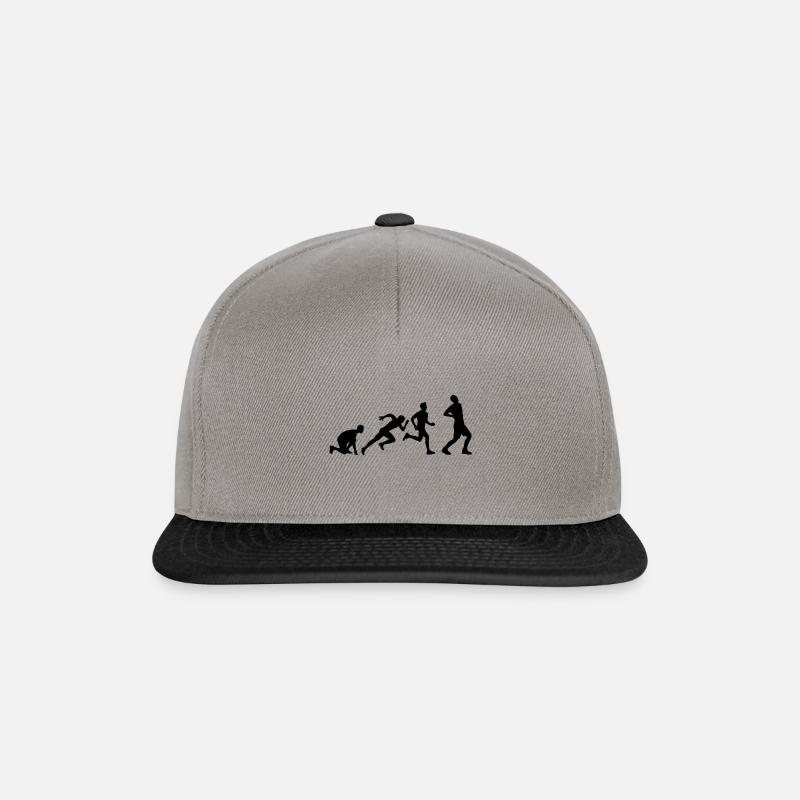 Evolution Backache black - Snapback Cap - graphite/black
