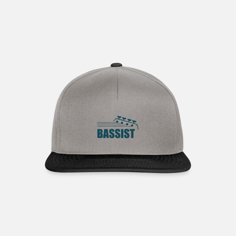 Bassist - Snapback Cap - Graphit/Schwarz