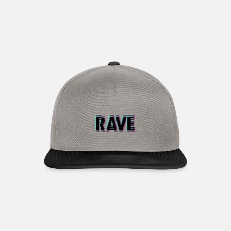 Rave - Snapback Cap - Graphit/Schwarz