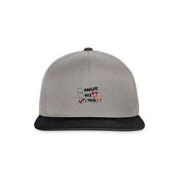 Christmas Christmas Christmas Christmas - Snapback Cap - graphite/black - Front
