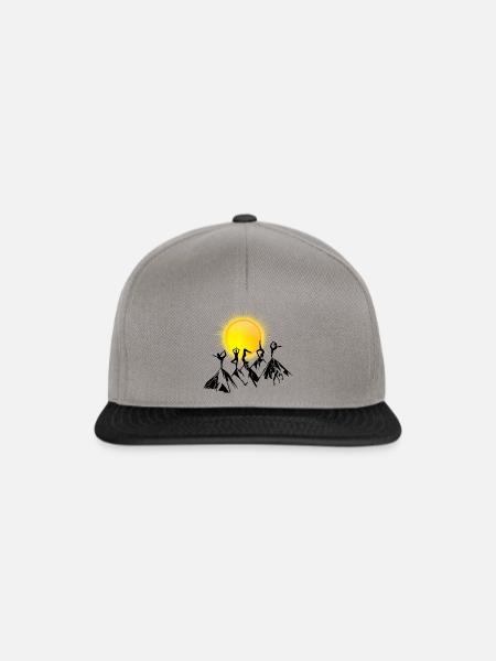 Sunshine Yoga - Snapback Cap - Graphit/Schwarz