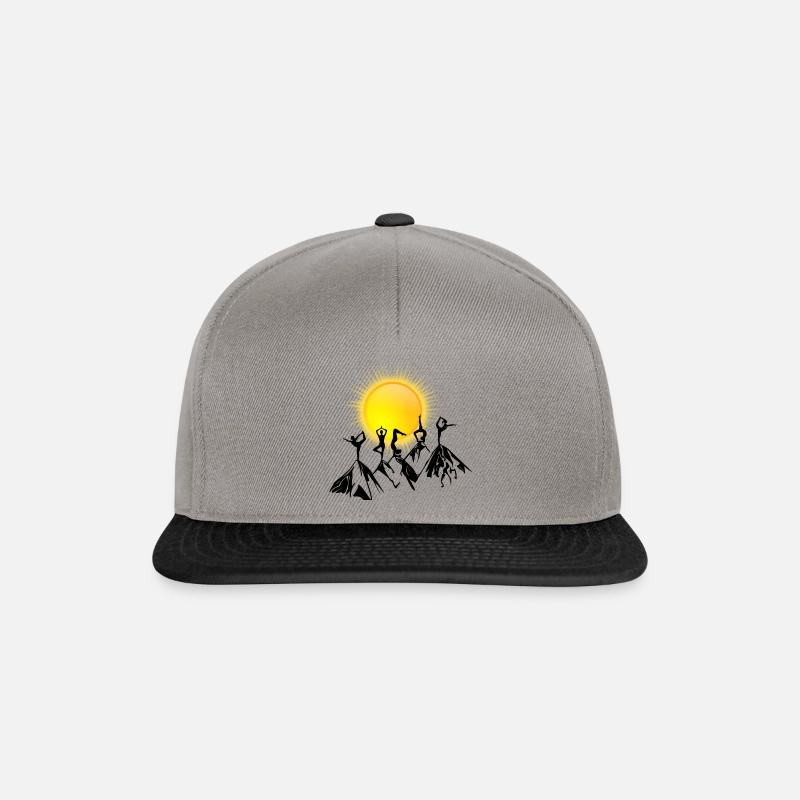 Sunshine Yoga - Snapback Cap - Graphit/Schwarz