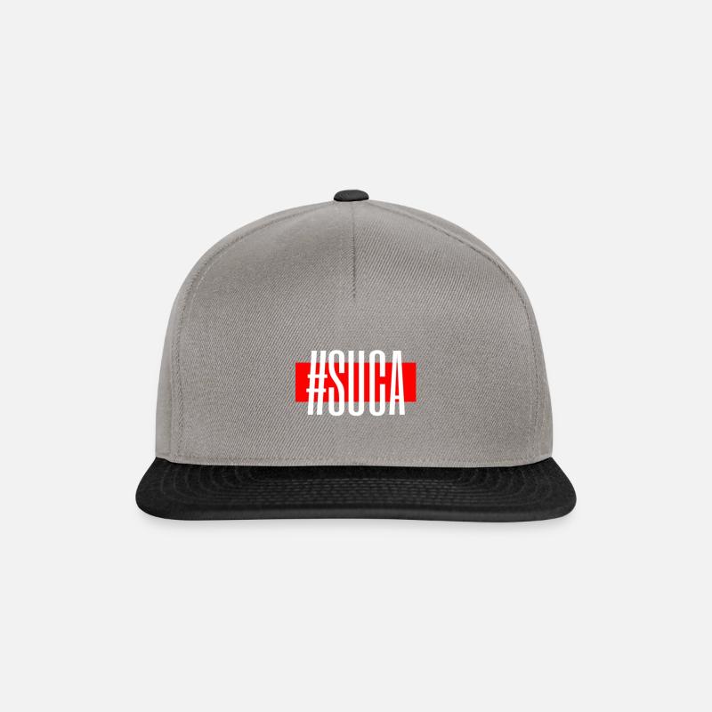 #Suca - Casquette snapback - gris graphite/noir