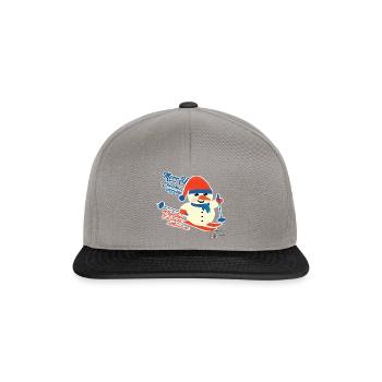 Christmas Christmas X-Mas - Snapback Cap - graphite/black - Front