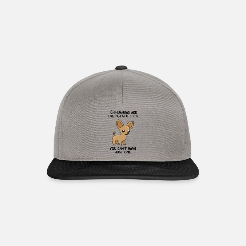 Chihuahua - Casquette snapback - gris graphite/noir