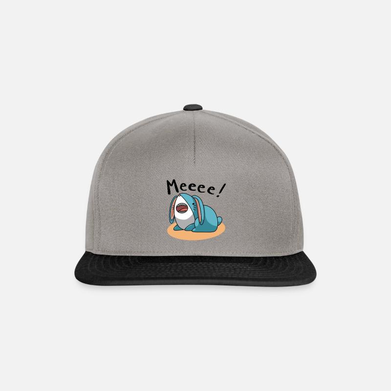 Sharkbunny meeee - Snapback Cap - Graphit/Schwarz