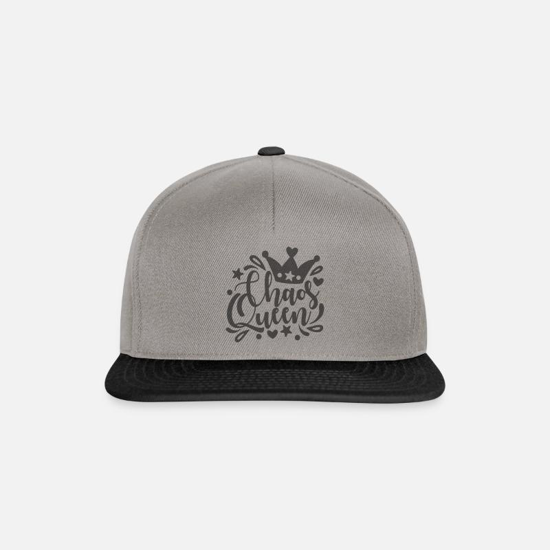 ChaosQueen - Snapback Cap - Graphit/Schwarz