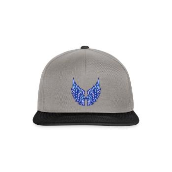 aile aille ange 1 06 - Casquette snapback - gris graphite/noir - Devant
