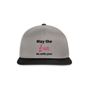 may the force be with you - Snapback Cap - graphite/black - Front