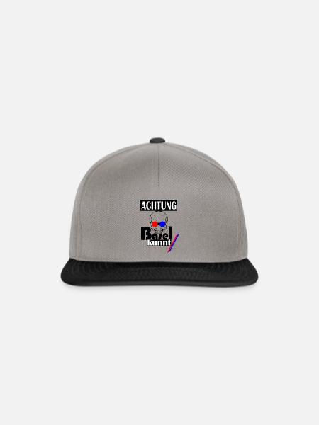 baselkunnt - Snapback Cap - Graphit/Schwarz