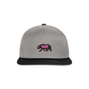 Mama Bär - Snapback Cap - Graphit/Schwarz - Vorne