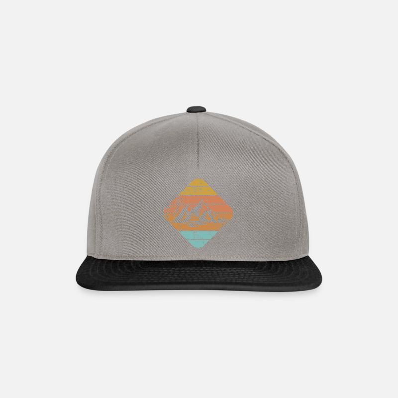 Berg - Snapback Cap - Graphit/Schwarz