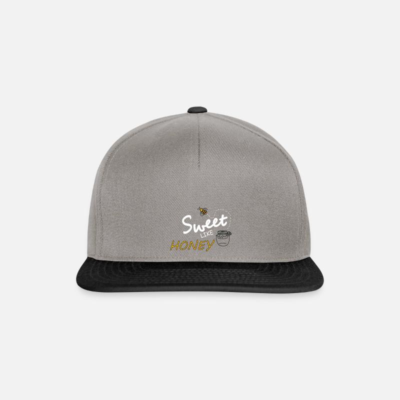 SWEET LIKE HONEY - Snapback Cap - graphite/black