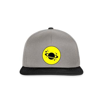 Icône Saturne - Casquette snapback - gris graphite/noir - Devant