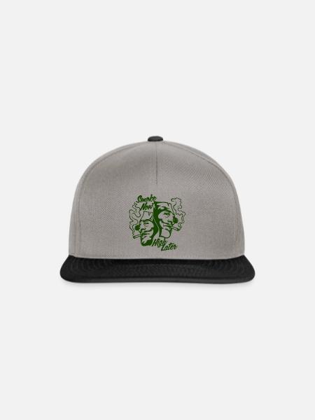 Unkraut Grafik - Snapback Cap - Graphit/Schwarz