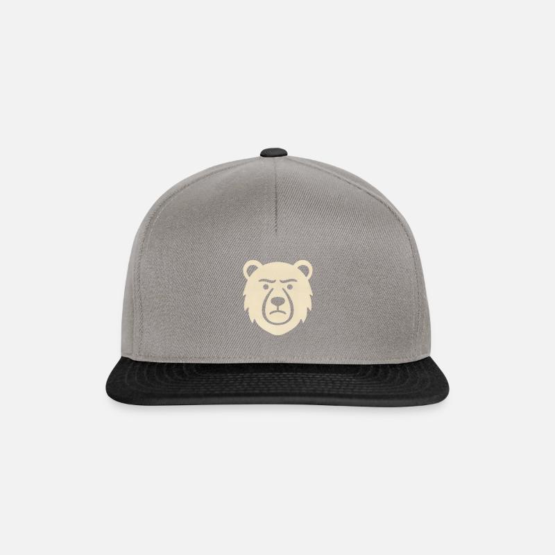 The Bear - Snapback Cap - Graphit/Schwarz