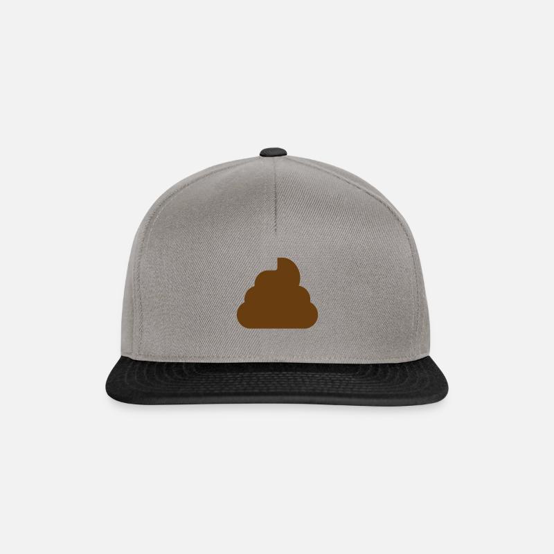 Scheiße - Snapback Cap - Graphit/Schwarz