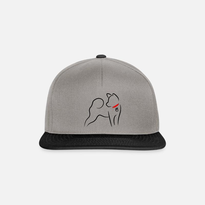Shibainu - Snapback Cap - Graphit/Schwarz