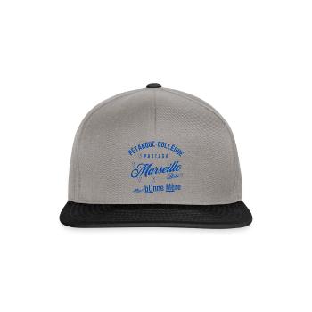 Tee-shirt Sweat Marseille Fun - Casquette snapback - gris graphite/noir - Devant