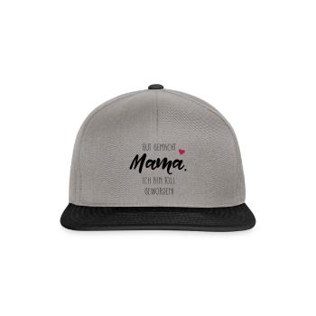 Meilleure Maman Merci Maman Fille Fils Dire Cadeau - Casquette snapback - gris graphite/noir - Devant