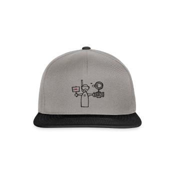 I love taking water photography - Snapback Cap - graphite/black - Front