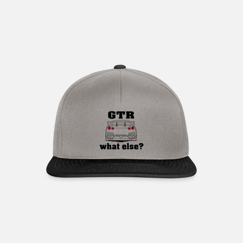 GTR R35 (Auto) Quoi d'autre? - Casquette snapback - gris graphite/noir