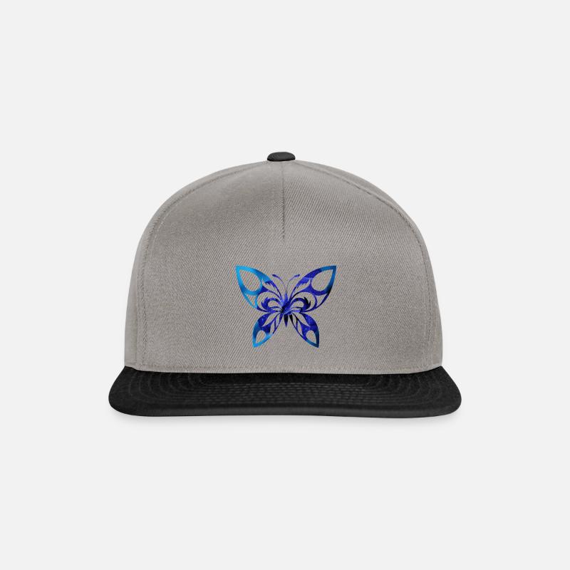Schmetterling - Snapback Cap - Graphit/Schwarz