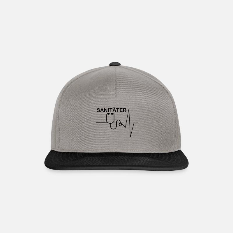 Sanitäter - Snapback Cap - Graphit/Schwarz