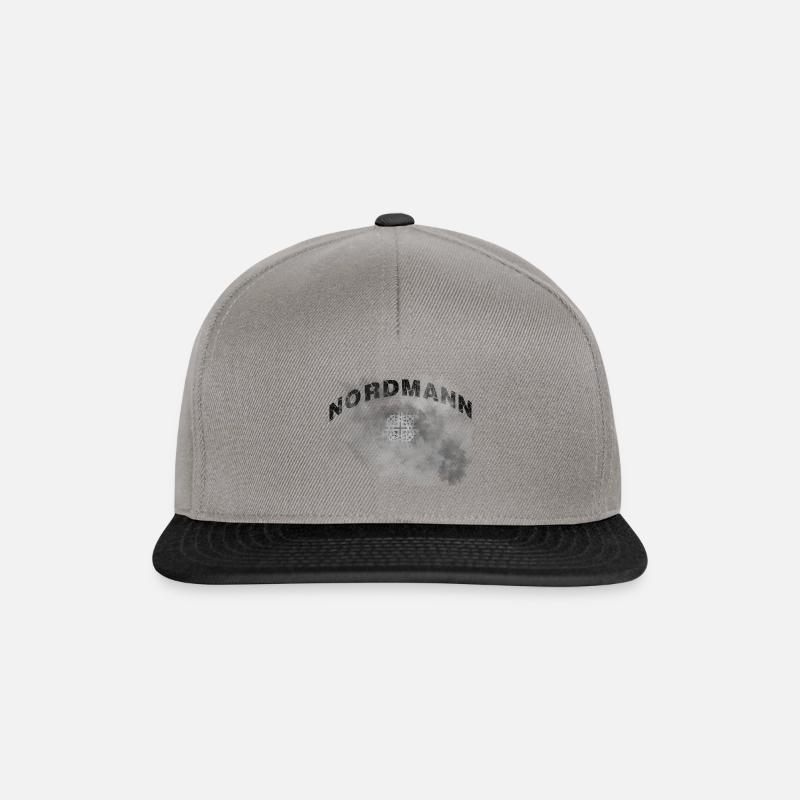 nordmann - Snapback Cap - Graphit/Schwarz
