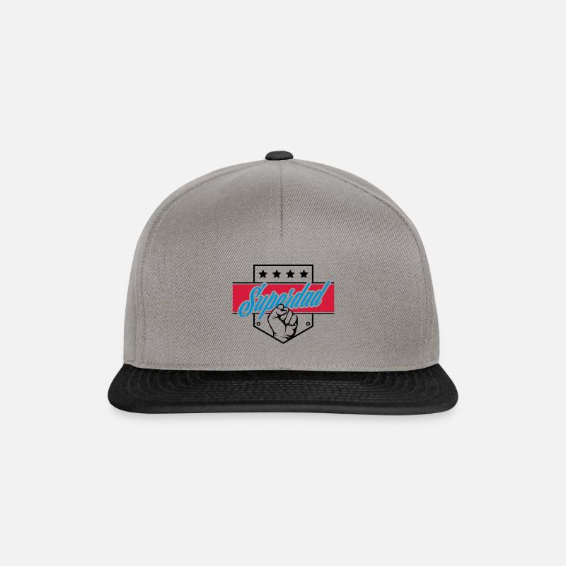 Superdad - Snapback Cap - Graphit/Schwarz
