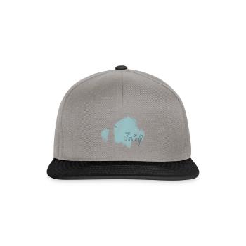 Lovley Staffi #1 - Snapback Cap - Graphit/Schwarz - Vorne