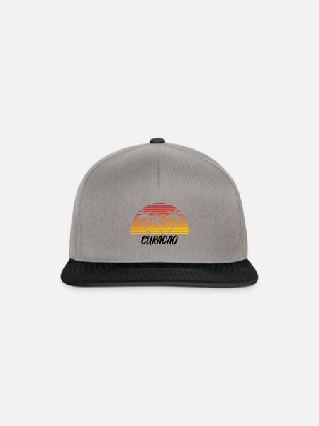 Curacao - Snapback Cap - Graphit/Schwarz