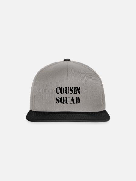 Cousin Squad - Snapback Cap - Graphit/Schwarz
