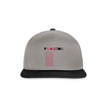 Love Revolution Ski - Casquette snapback - gris graphite/noir - Devant